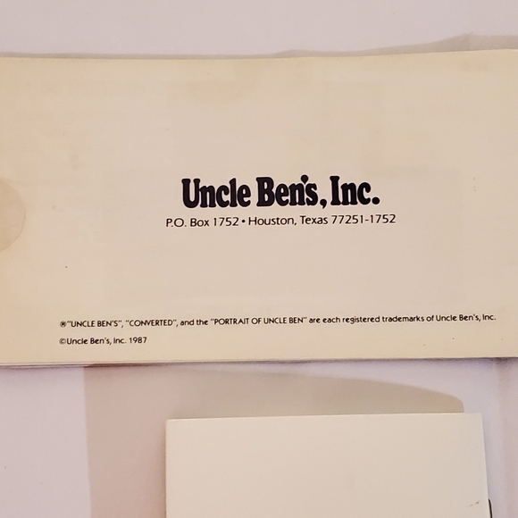 Vtg lot 2 small advertising cookbooks Uncle Ben's & Swanson - Picture 8 of 8